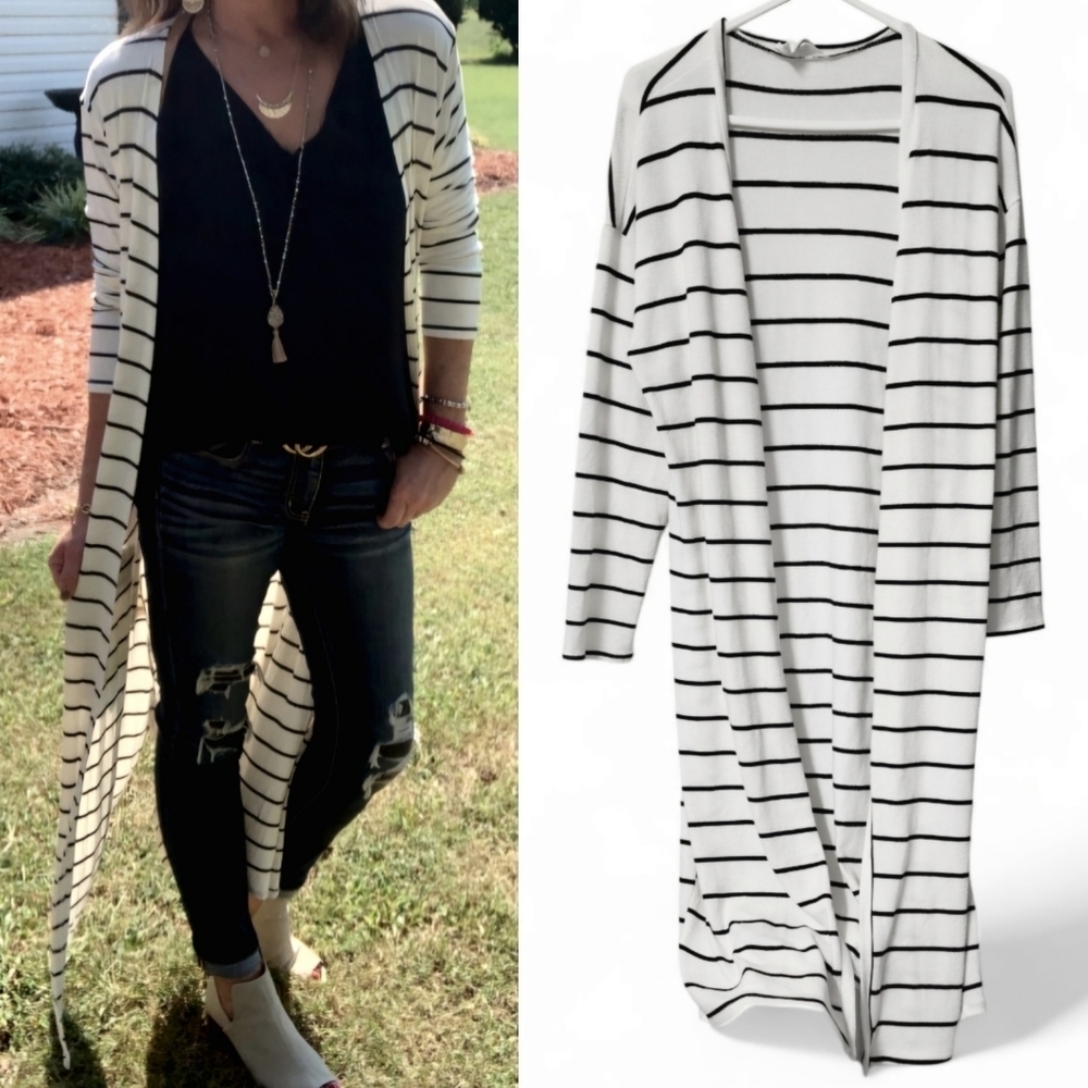 Sadie & Sage Long Line Open Cardigan
